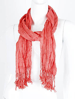 SCARF   SHEER  KHF9927COR - Scarvesnthangs
 - 1
