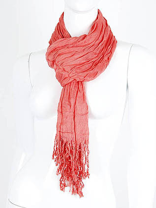 SCARF   SHEER  KHF9927COR - Scarvesnthangs
 - 3