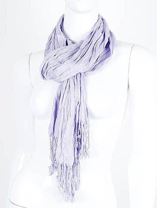 SCARF   SHEER  KHF9927PRA - Scarvesnthangs
 - 3
