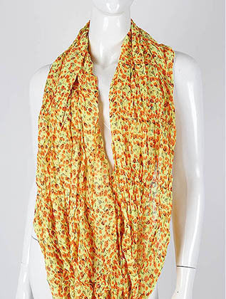 SCARF   CRINKLE  KHF99293YEW - Scarvesnthangs
 - 3
