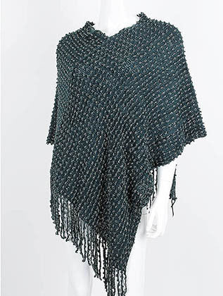 SCARF   KNITTED  KHF99415GRN