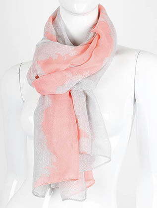 SCARF   PAISLEY PRINT  KHF99507COR - Scarvesnthangs
 - 3