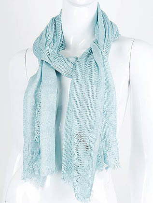 SCARF   METALLIC THREAD  KHF99520MIN - Scarvesnthangs
 - 1