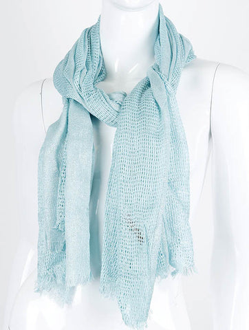 SCARF   METALLIC THREAD  KHF99520MIN - Scarvesnthangs
 - 2