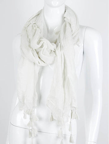 SCARF   SHEER  KHF99521WHT - Scarvesnthangs
 - 2