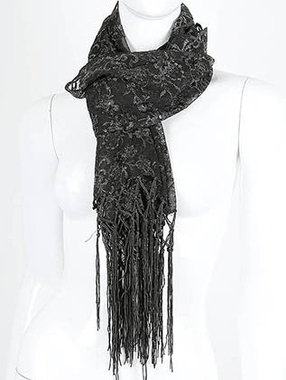 SCARF   FLOWER  KHF99526BLK - Scarvesnthangs
 - 3