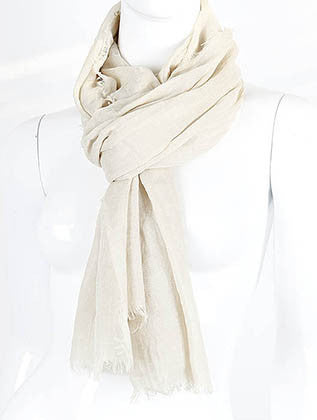 SCARF   SHEER  KHF99540BEG - Scarvesnthangs
 - 3