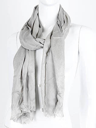 SCARF   METALLIC THREAD  KHF99552GRY
