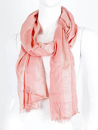 SCARF   METALLIC THREAD  KHF99552PNK