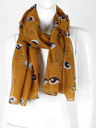 SCARF   EYE PRINT  KHF995951YEW