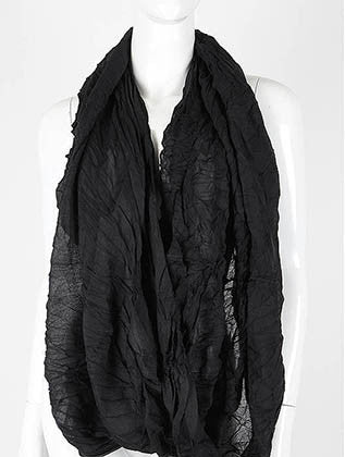 SCARF   CRINKLE  KHF996092EBLK - Scarvesnthangs
 - 3