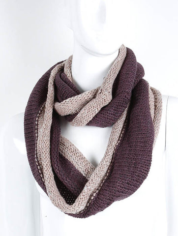 SCARF   KNITTED  KHF99702EPUR - Scarvesnthangs
 - 2