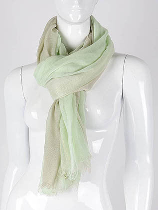 SCARF   METALLIC TRHEAD ACCENT  KHF997312GRN - Scarvesnthangs
 - 3