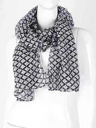 SCARF   PRINT  KHF99732BLK