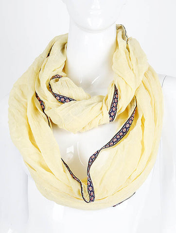 SCARF   PATTERNED BORDER  KHF99733EYEW - Scarvesnthangs
 - 2