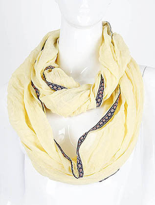 SCARF   PATTERNED BORDER  KHF99733EYEW