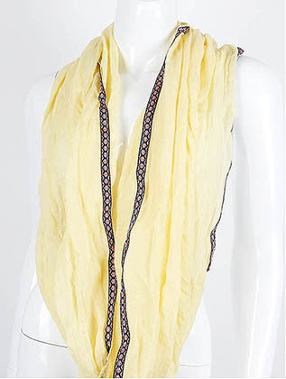 SCARF   PATTERNED BORDER  KHF99733EYEW - Scarvesnthangs
 - 3