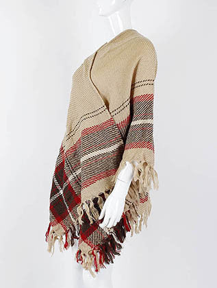 SCARF   CAPE STYLE  KHF99771BEG - Scarvesnthangs
 - 3