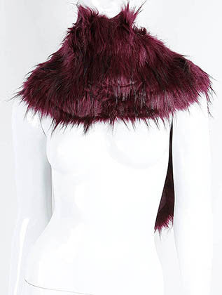 SCARF   FAUX FUR  KHF99804PUR - Scarvesnthangs
 - 3