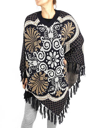 SCARF   KNIT  KHF99805NVY