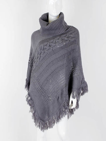 SCARF   TURTLENECK  KHF99837GRY - Scarvesnthangs
 - 2