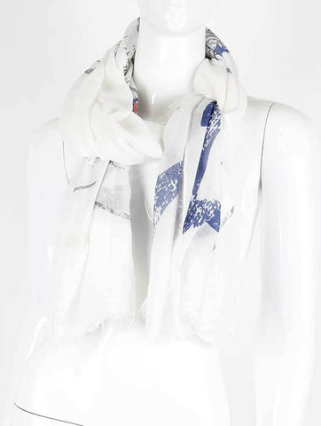 SCARF   FRAYED EDGE  KHF99845IVY - Scarvesnthangs
 - 2