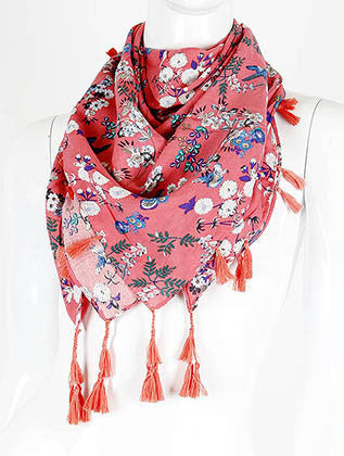 SCARF   FLORAL PRINT  KHF99852COR