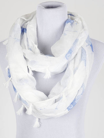 SCARF   OWL  KHF99928EBLU - Scarvesnthangs
 - 2
