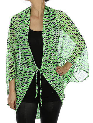 SCARF   FRONT TIE  KHF99929GRN