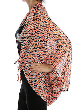 SCARF   FRONT TIE  KHF99929ORG - Scarvesnthangs
 - 3
