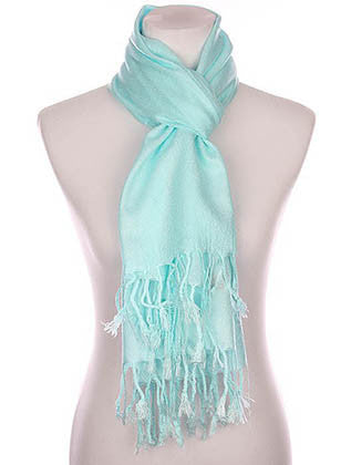 SCARF   FRINGED  KYF1001AQA - Scarvesnthangs
 - 3