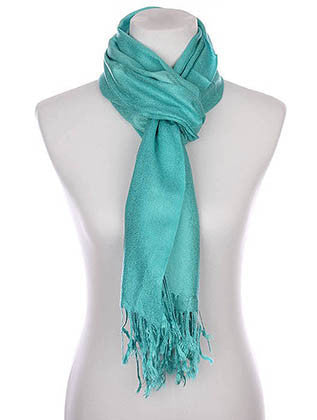 SCARF   FRINGED  KYF1001TEL - Scarvesnthangs
 - 3