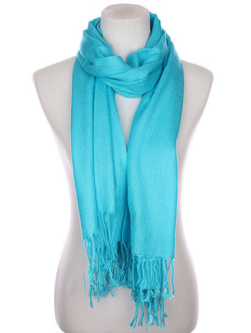 SCARF   FRINGED  KYF1001TUQ - Scarvesnthangs
 - 2