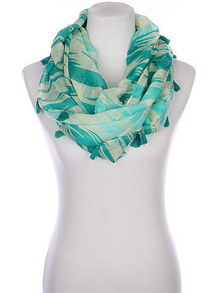 SCARF   ANIMAL PRINT  KYF1002TEL - Scarvesnthangs
 - 1