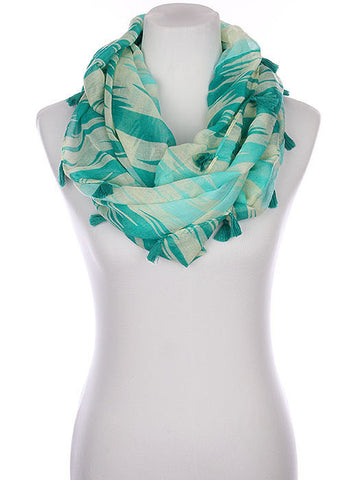 SCARF   ANIMAL PRINT  KYF1002TEL - Scarvesnthangs
 - 2