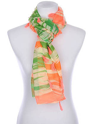 SCARF   ANIMAL PRINT  KYF1006PNK - Scarvesnthangs
 - 3