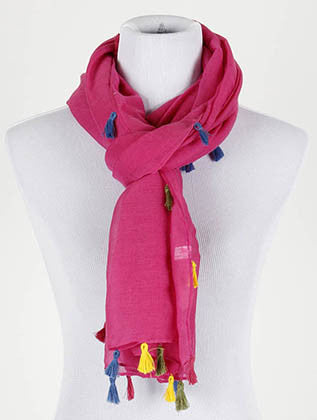SCARF   TASSEL EDGE  KYF20001FHA - Scarvesnthangs
 - 3