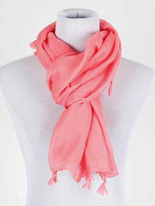 SCARF   TASSEL EDGE  KYF20001FSH - Scarvesnthangs
 - 3