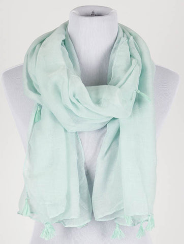 SCARF   TASSEL EDGE  KYF20001MIN - Scarvesnthangs
 - 2