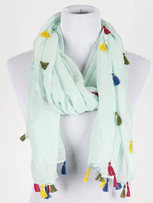 SCARF   TASSEL EDGE  KYF20001MNA