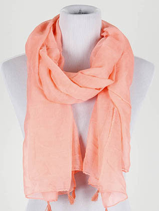 SCARF   TASSEL EDGE  KYF20001PKA