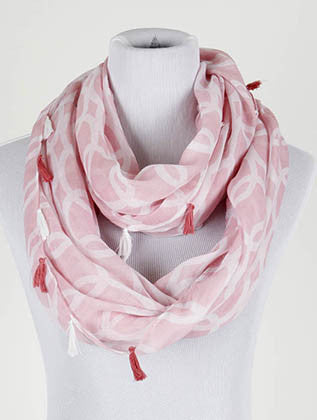 SCARF   TASSEL EDGE  KYF21657PNK