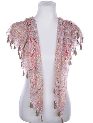 SCARF   PAISLEY PRINT  KYF7008MLT - Scarvesnthangs
 - 3