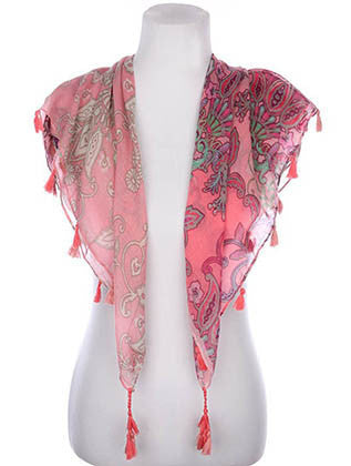 SCARF   PAISLEY PRINT  KYF7012MLT - Scarvesnthangs
 - 3