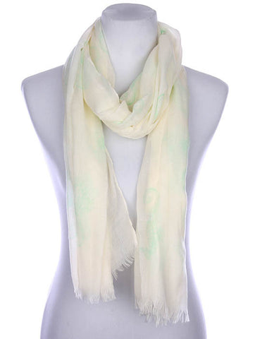 SCARF   SEAHORSE PRINT  KYF7022GRN - Scarvesnthangs
 - 2