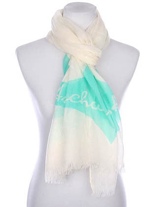 SCARF   LARGE ANCHOR PRINT  KYF7026BLU - Scarvesnthangs
 - 3