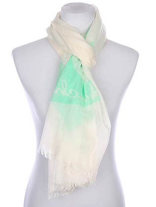 SCARF   LARGE ANCHOR PRINT  KYF7026GRN - Scarvesnthangs
 - 3