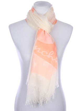 SCARF   LARGE ANCHOR PRINT  KYF7026ORG - Scarvesnthangs
 - 3