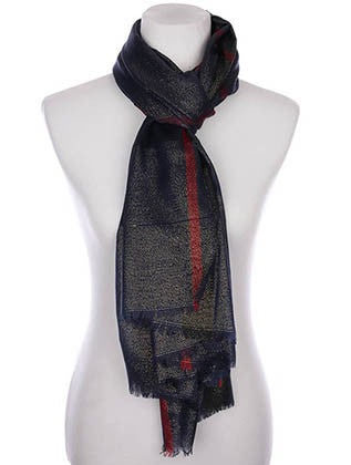 SCARF   CHECKER PRINT  KYF7027BLK - Scarvesnthangs
 - 3