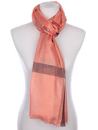 SCARF   CHECKER PRINT  KYF7027PNK - Scarvesnthangs
 - 3